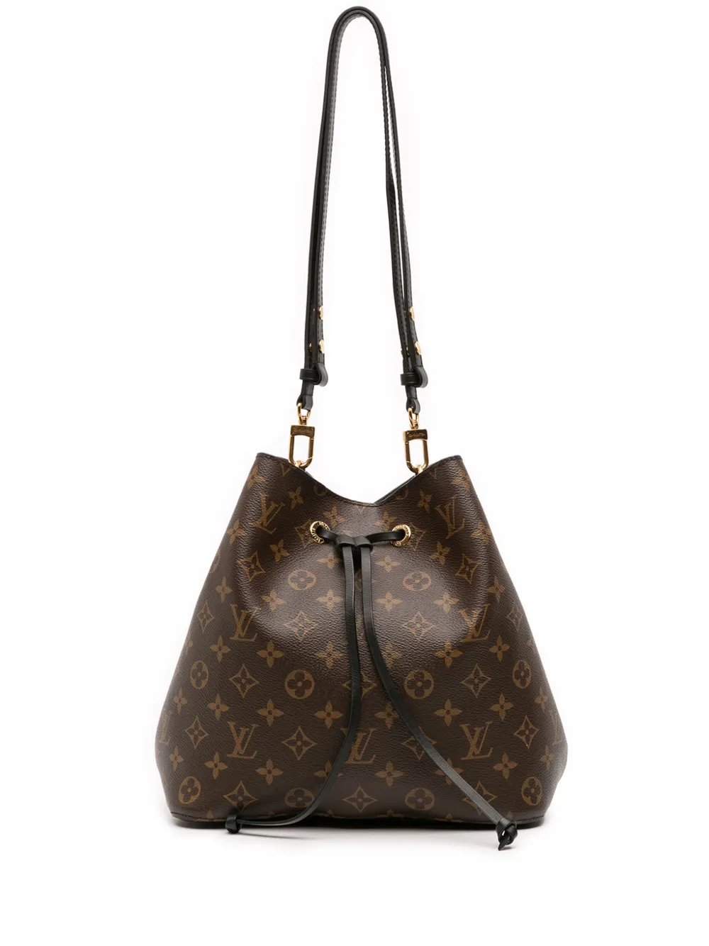 Louis Vuitton Pre-Owned 2017 モノグラム ネオノエ MM バケットバッグ - ブラック Louis Vuitton Pre-Owned 2017 モノグラム ネオノエ MM バケットバッグ - ブラック
