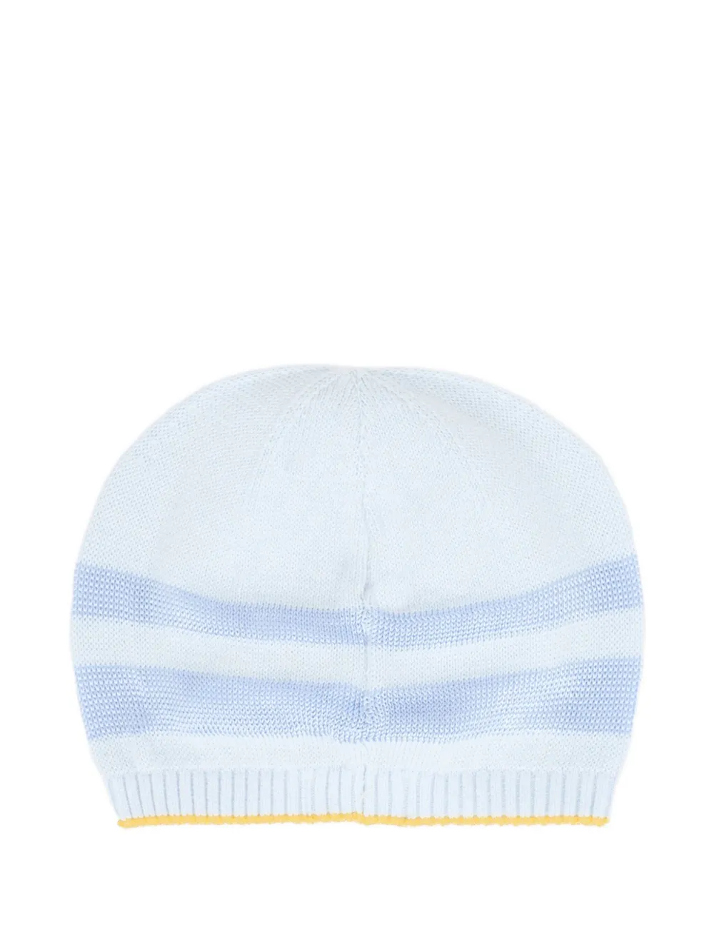 Gensami Striped Ribbed Hat In Blue