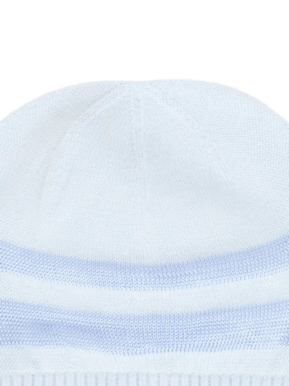 Gensami Striped Ribbed Hat In Blue