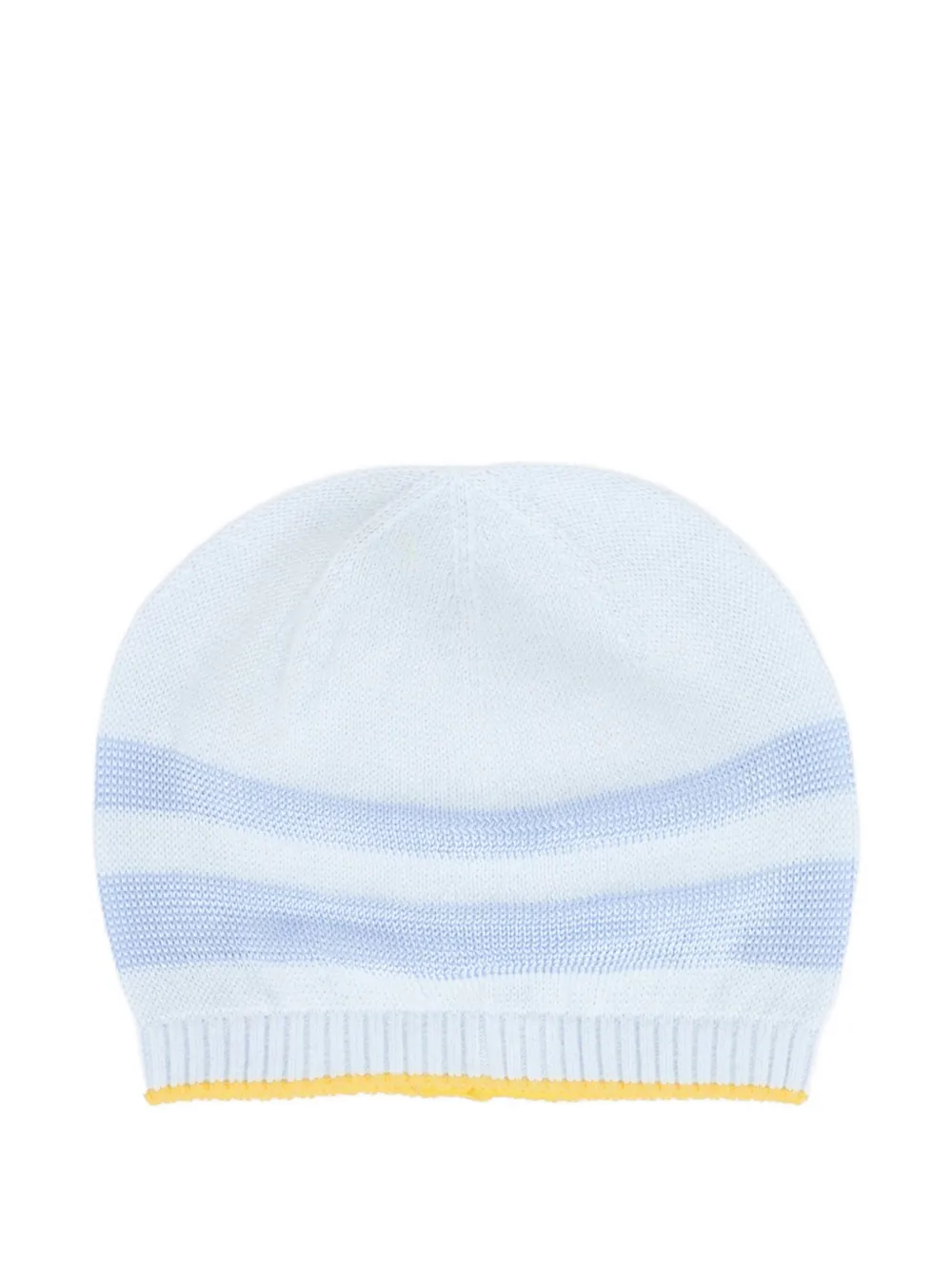 Gensami Striped Ribbed Hat In Blue