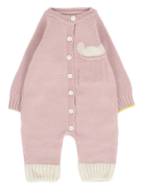 Gensami kids button-fastening knitted romper