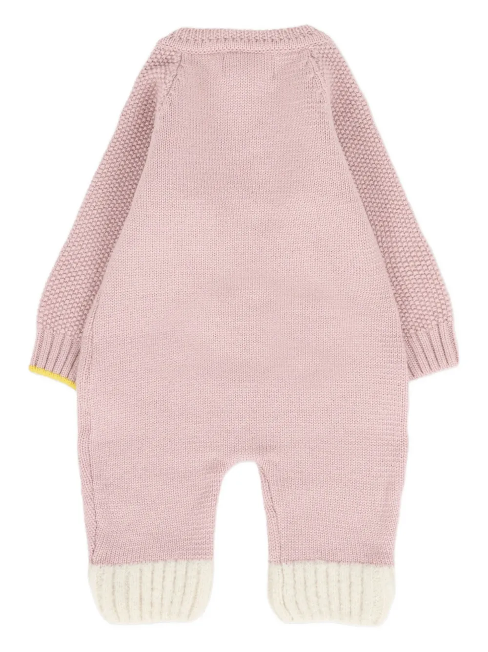 Gensami kids button-fastening knitted romper - Roze
