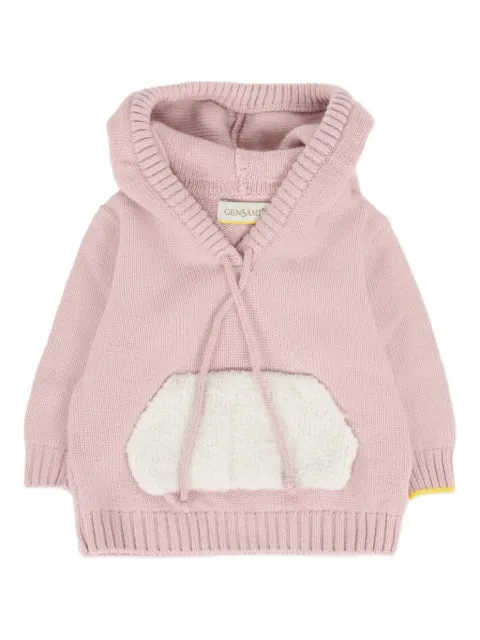 Gensami kids hooded wool sweater