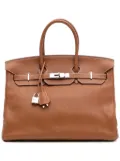 Hermès Pre-Owned 2008 Togo Birkin Retourne 35 handbag - Brown