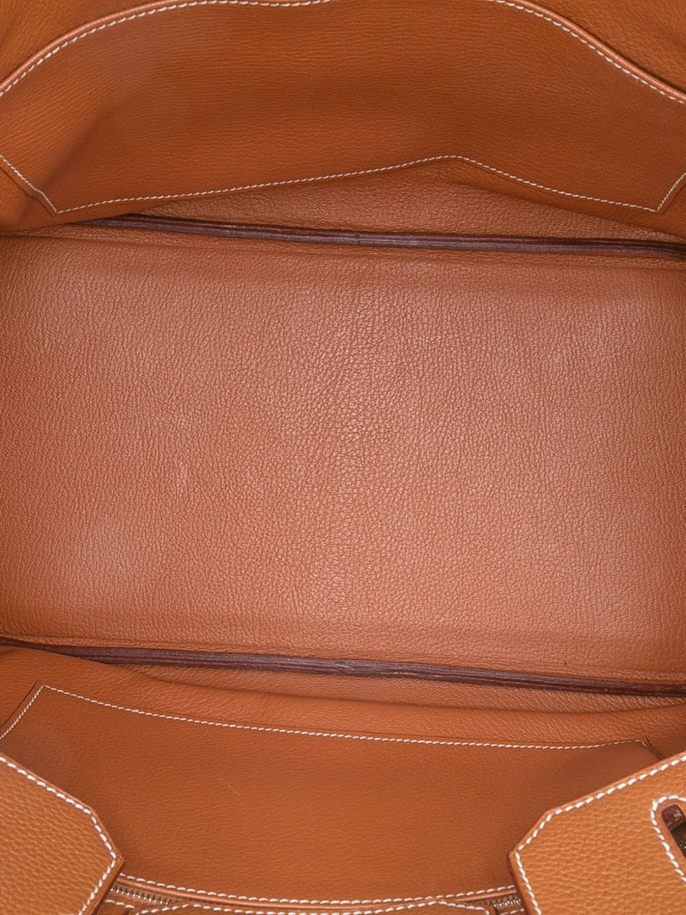 Pre-owned Hermes 2008 Togo Birkin Retourne 35 Handbag In Brown