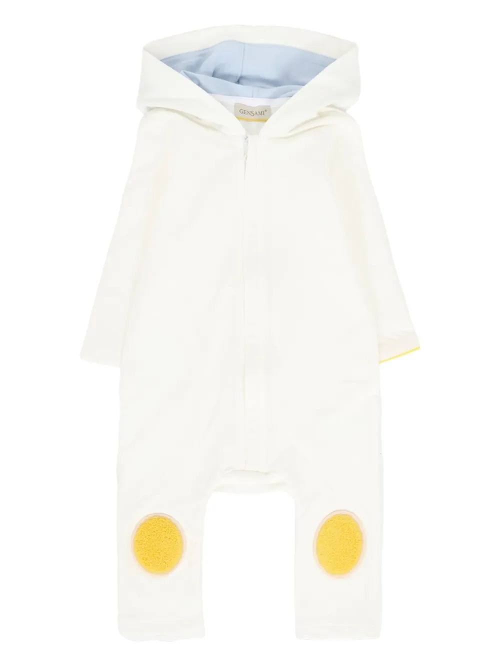 Gensami kids teddy-bear embroidered romper | White | Image 1