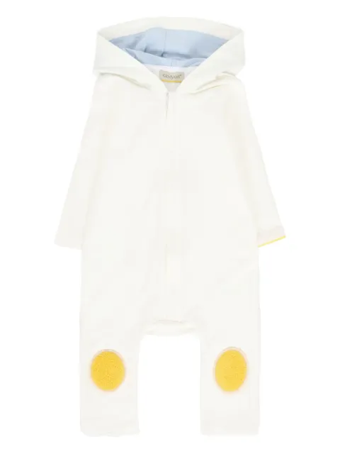 Gensami kids teddy-bear embroidered romper