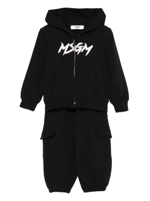 MSGM Kids hooded tracksuit set