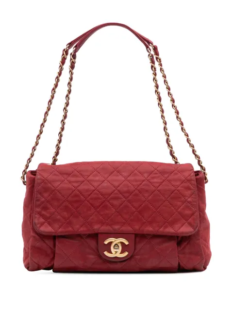 CHANEL Pre-Owned bolsa de hombro Large Aged Calfskin Chic Quilt Flap 2012-2013