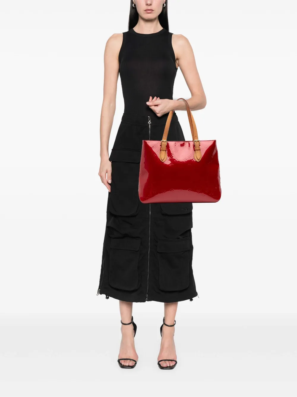 Louis Vuitton Pre-Owned 2007 Monogram Vernis Brentwood tote bag | Pre-Owned | Image 2