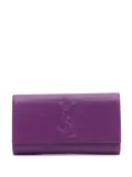 Saint Laurent Pre-Owned 2000-2012 Large Leather Belle de Jour clutch bag - Purple