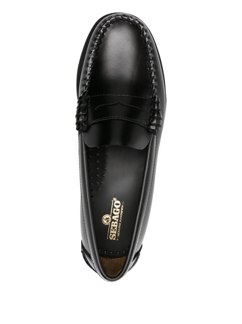 Sebago Classic Dan Brown Loafer In Burgundy In Black