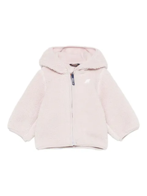 K Way Kids teddy-effect hooded faux-fur coat