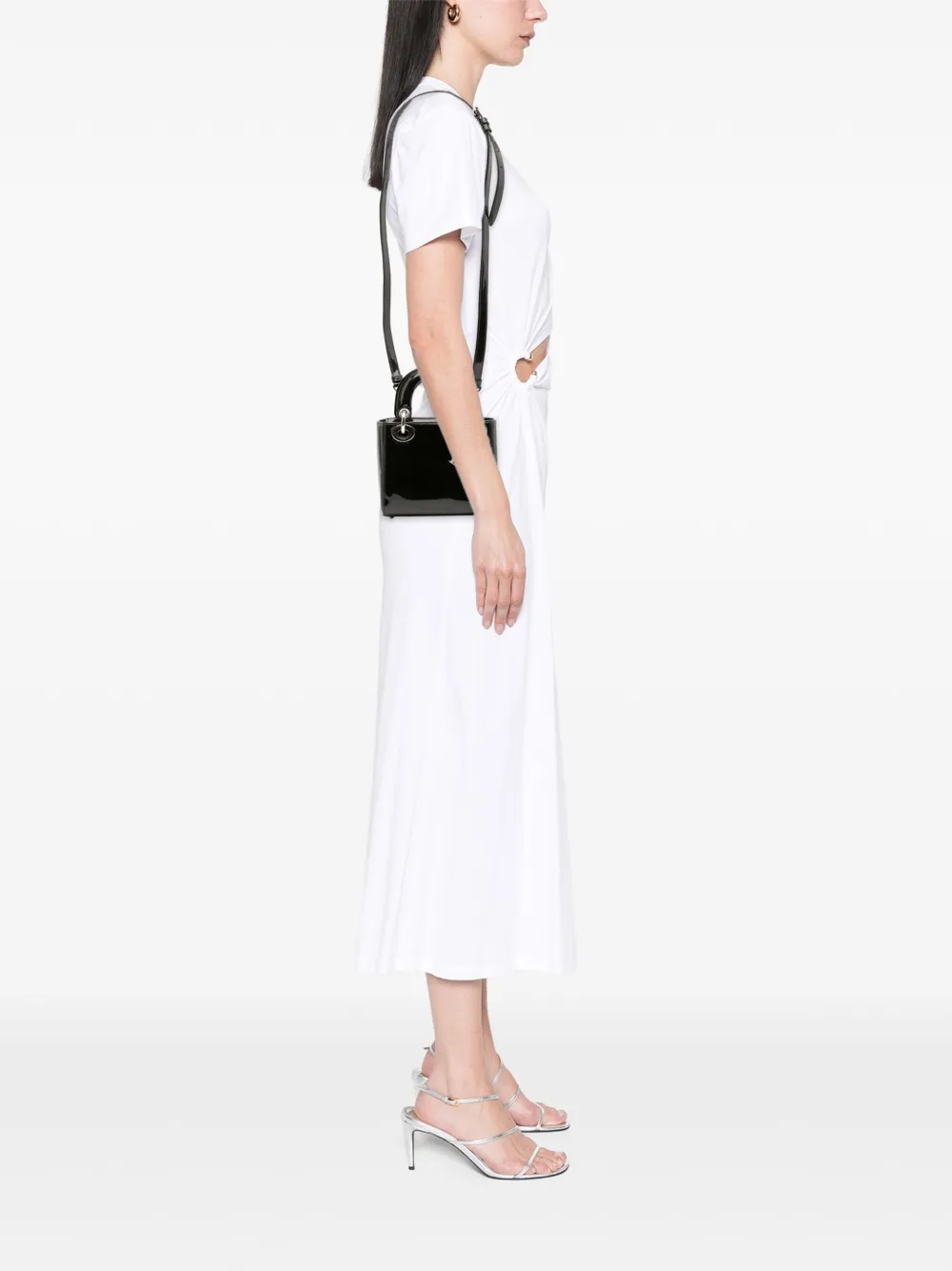 Christian Dior Pre-Owned 2015 Mini Patent Lady Dior satchel | Pre-Owned | Image 2