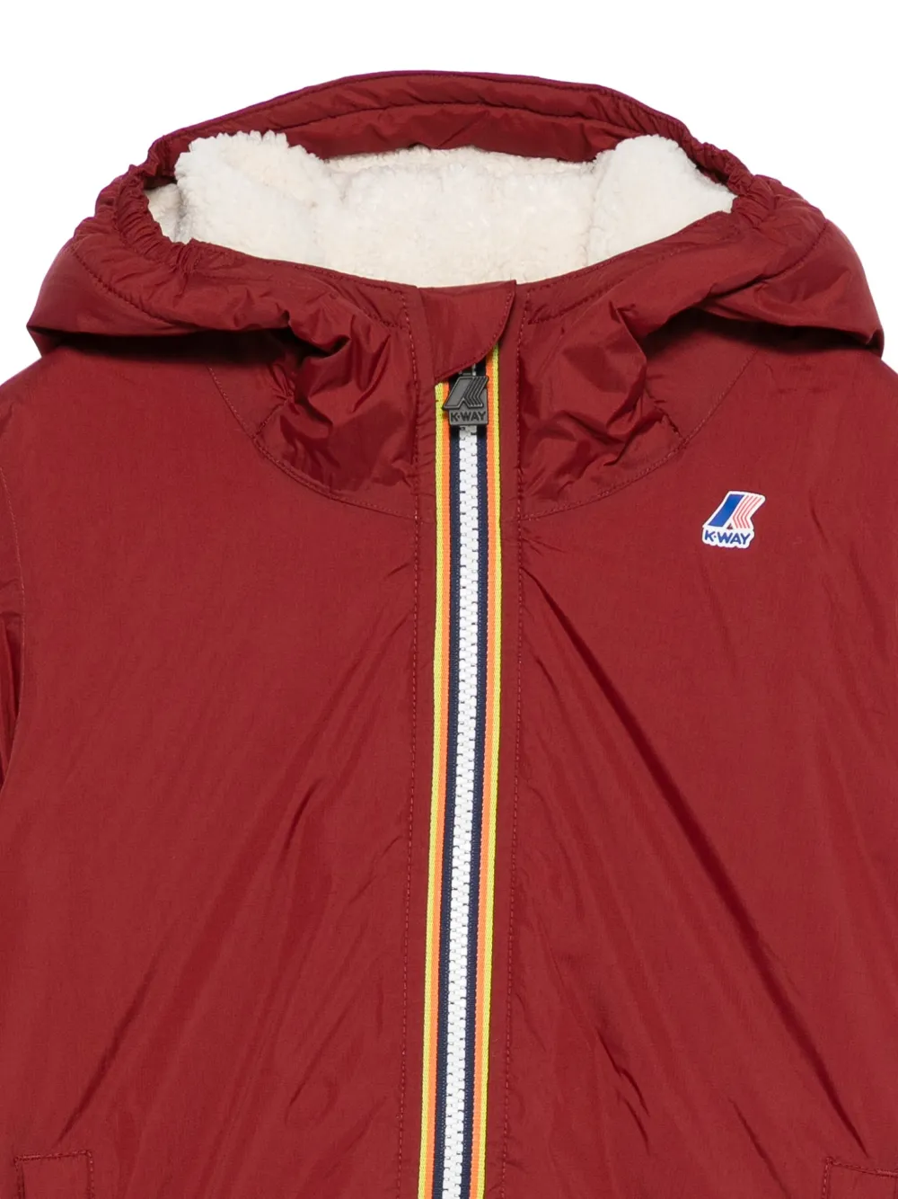 K Way Kids Gewatteerd jack Rood