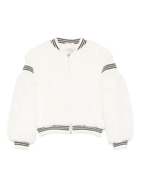 TWINSET Kids abrigo con mangas farol