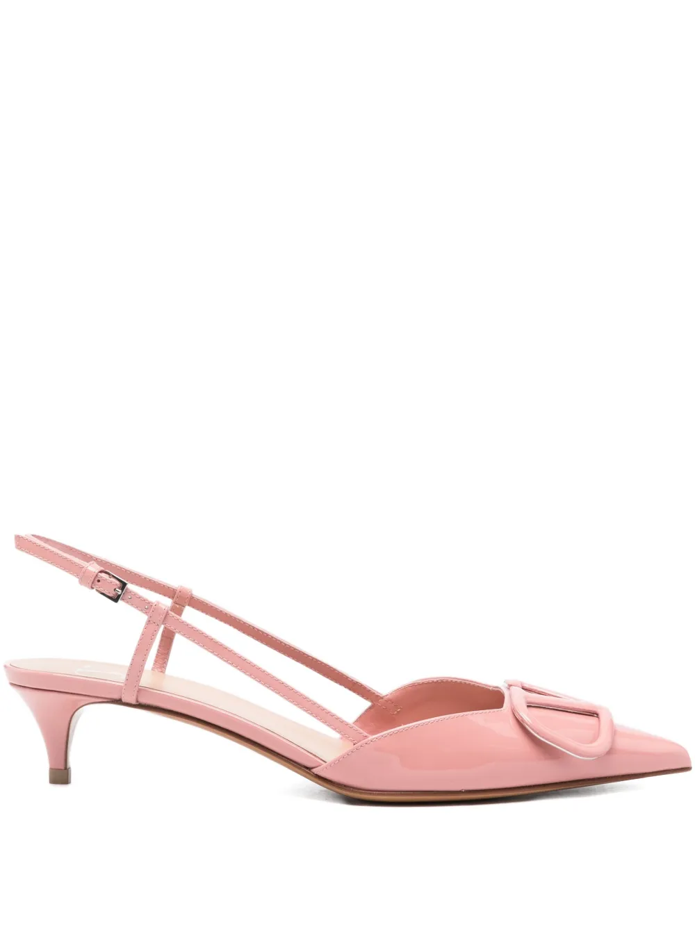 Valentino Garavani 40mm sling-back VLogo pumps - ピンク Valentino Garavani 40mm sling-back VLogo pumps - ピンク