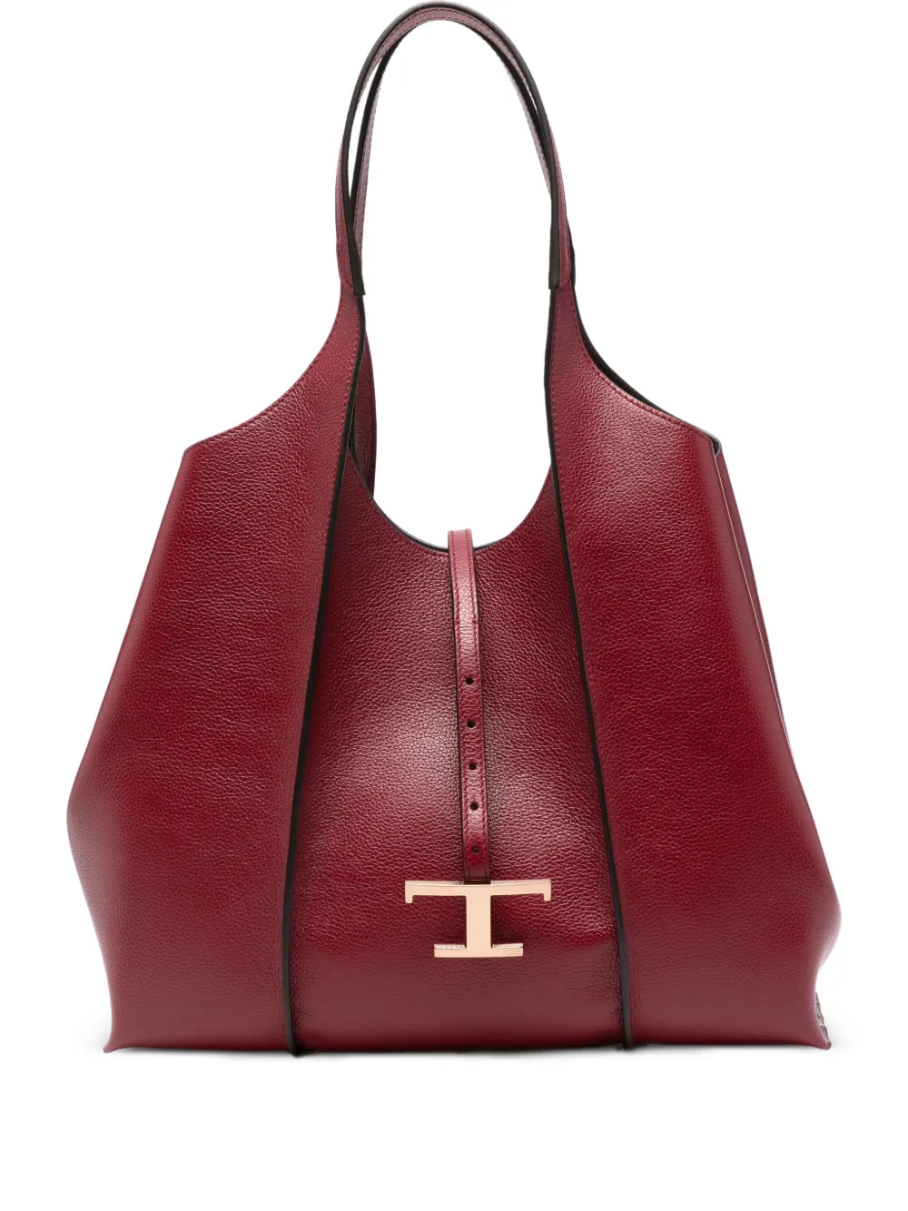 Tod's T-logo leather shoulder bag | Red | Image 1