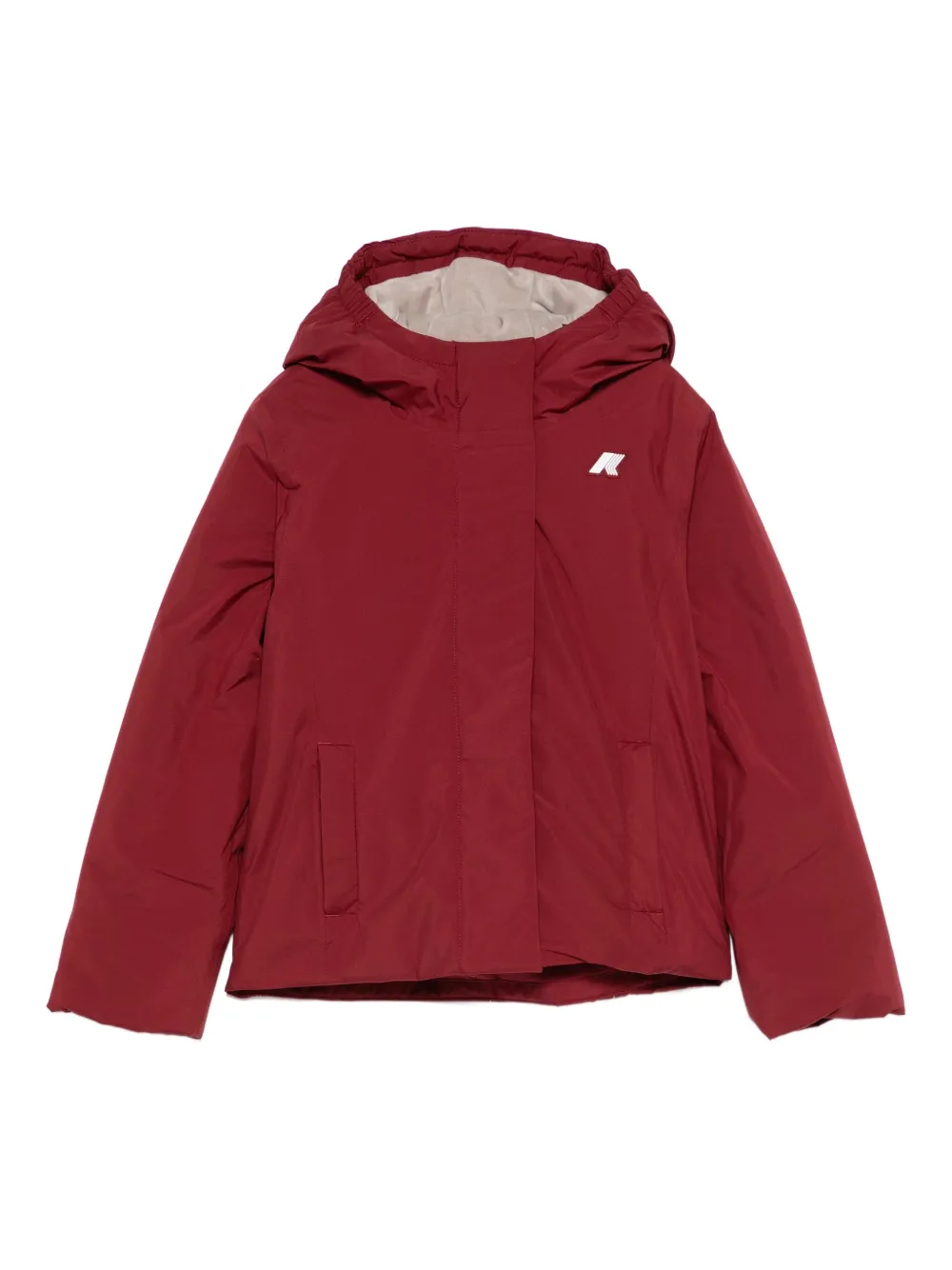 K Way Kids hooded parka | Red | Image 1