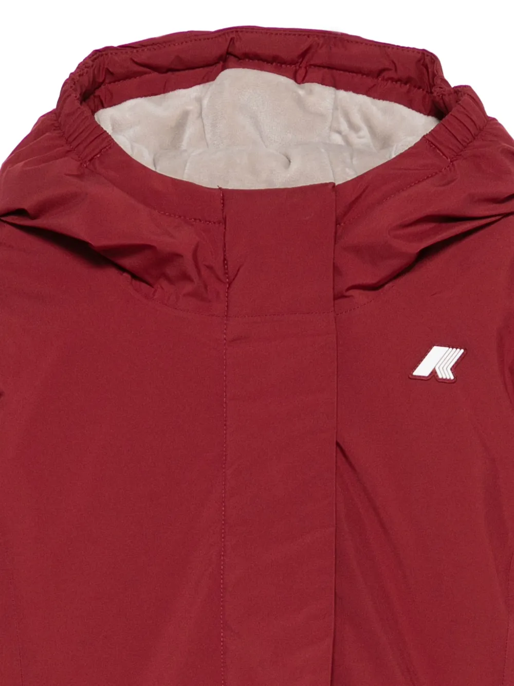 K Way Kids Parka met capuchon Rood