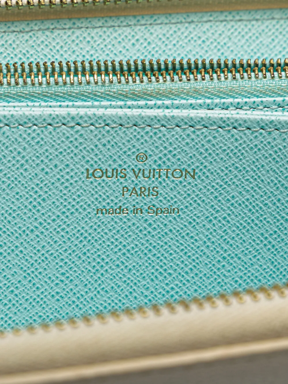 Pre-owned Louis Vuitton 2021-2025 Monogram Giant By The Pool Zippy Wallet Long Wallets In Blue