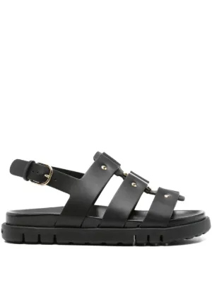 Prada プラットフォーム ケージサンダル | ブラック | FARFETCH JP