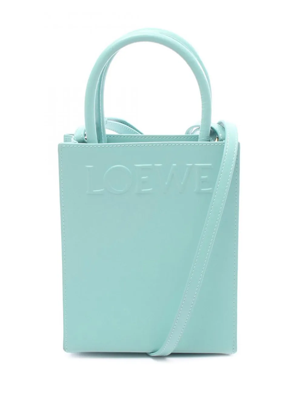 Loewe Pre-Owned 2000-2025 Leather Standard A5 Tote satchel | Blue | Image 1
