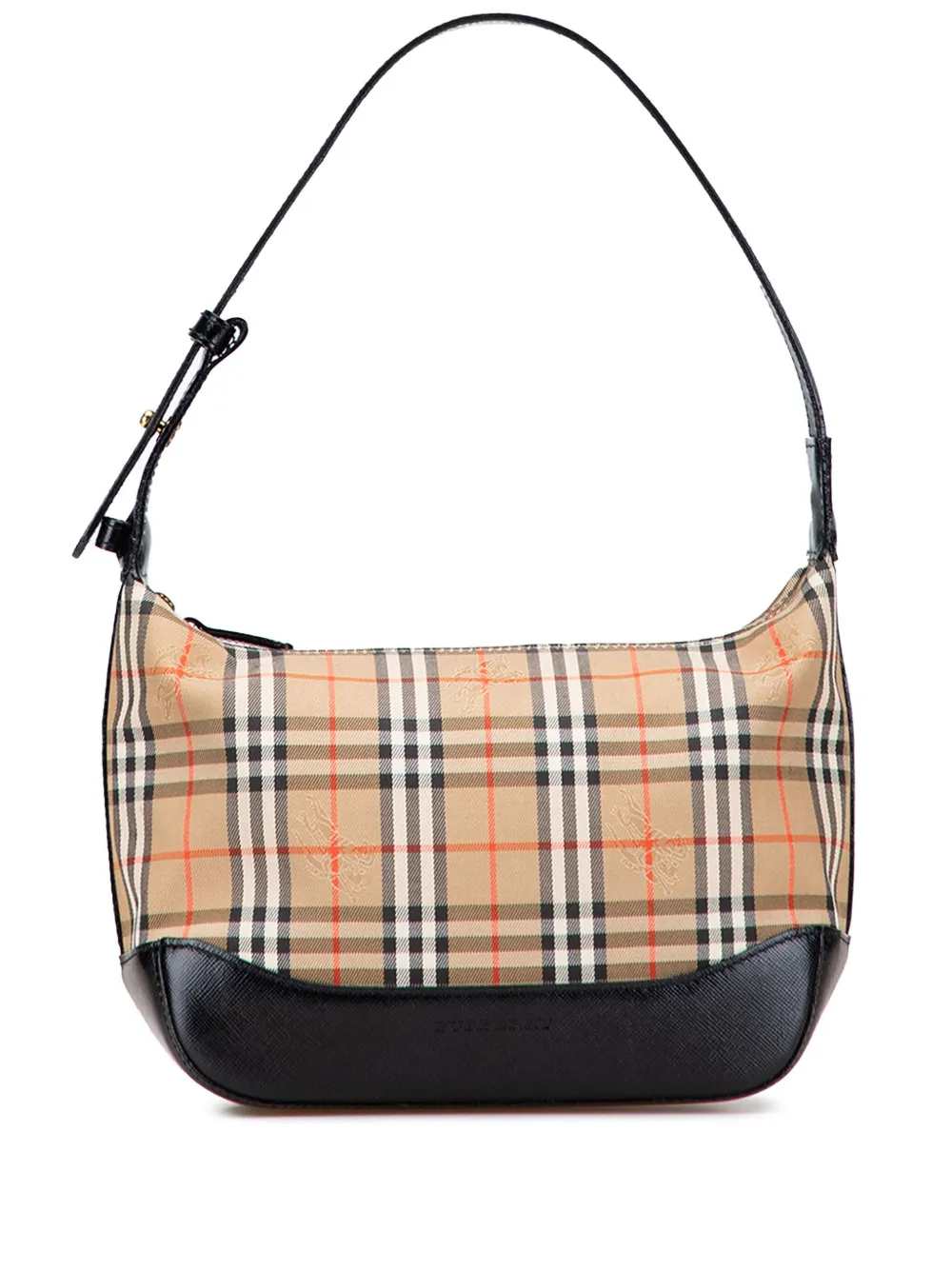 Burberry Pre-Owned 2000-2017 Haymarket Check Canvas shoulder bag | Brown | Image 1