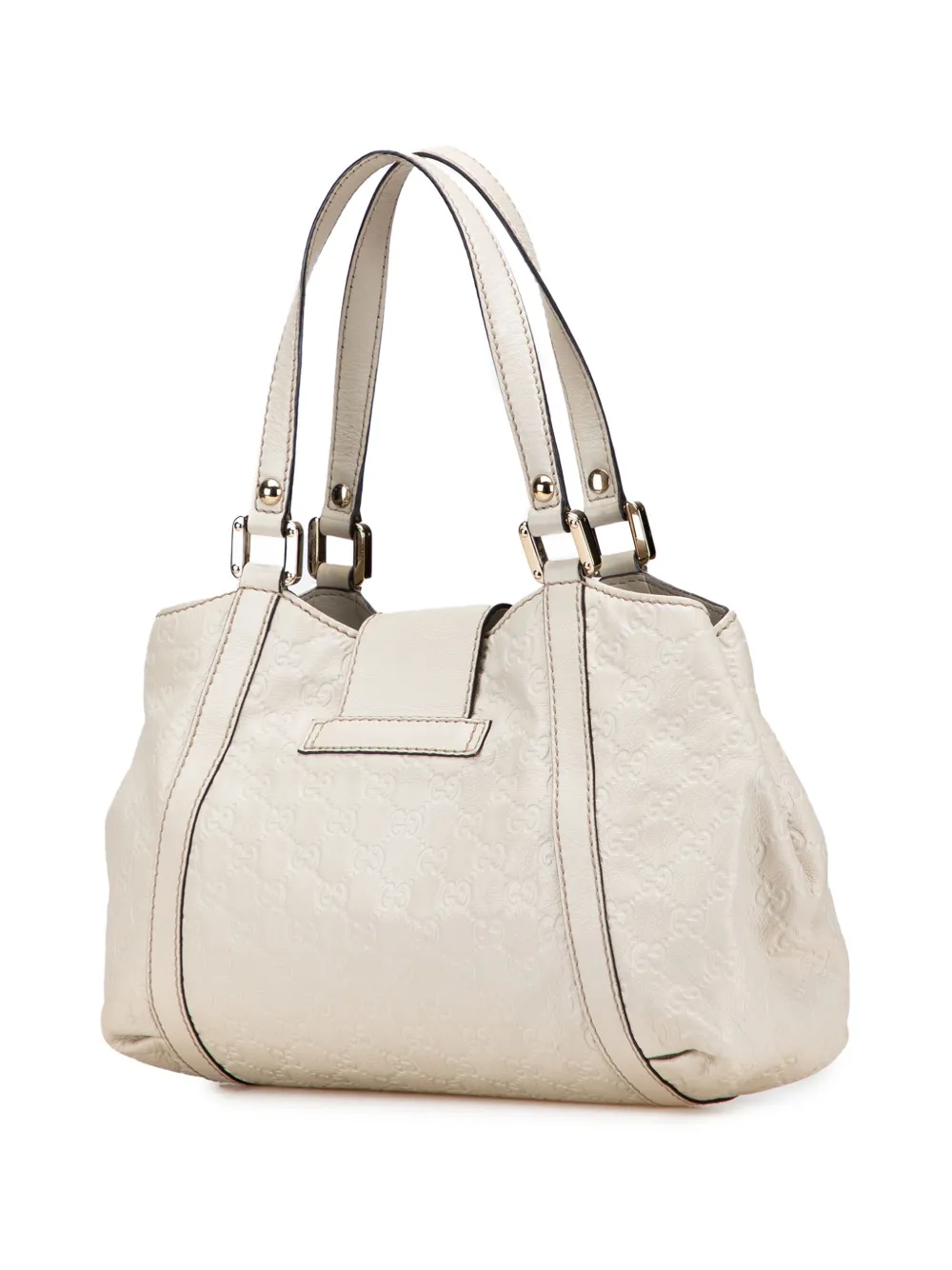 Pre-owned Gucci 2000-2015 Ssima New Ladies Tote Bag In White
