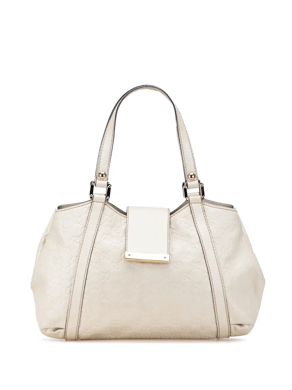 Pre-owned Gucci 2000-2015 Ssima New Ladies Tote Bag In White