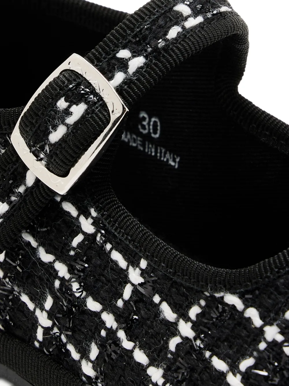 Capulette Sedeken Check Ballerinas In Black