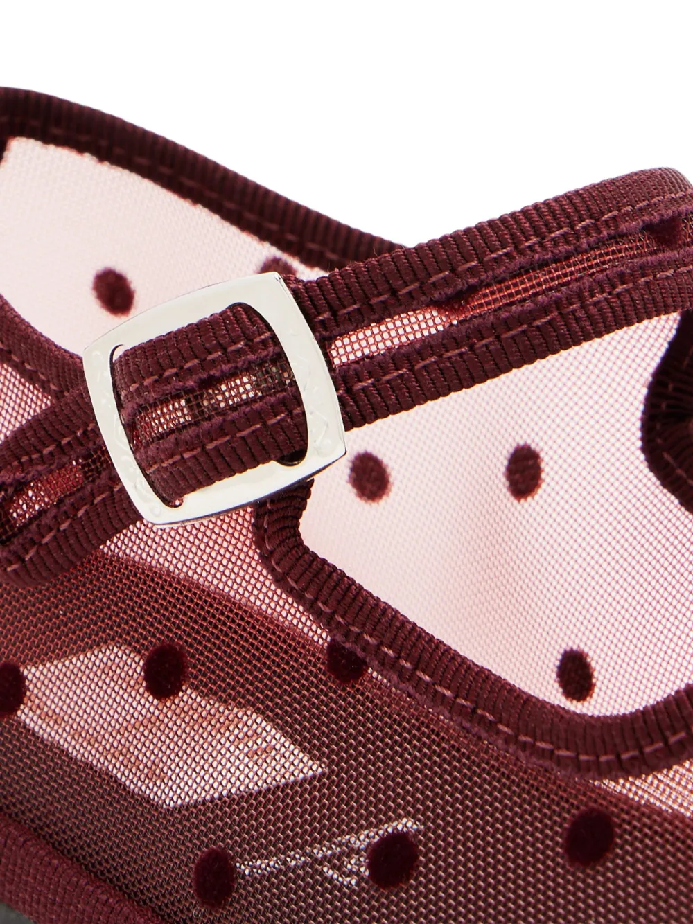 Capulette Bon Polka Dot Ballerinas In Red