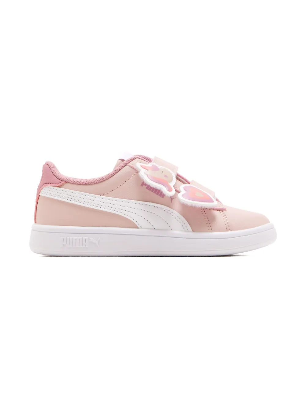 Puma Kids Smash 3.0 sneakers met applicatieband Roze