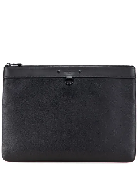 Louis Vuitton Pre-Owned شنطة كلاتش 'شادو ديسكفري بوشيت' بنقش مونوغرام 2019