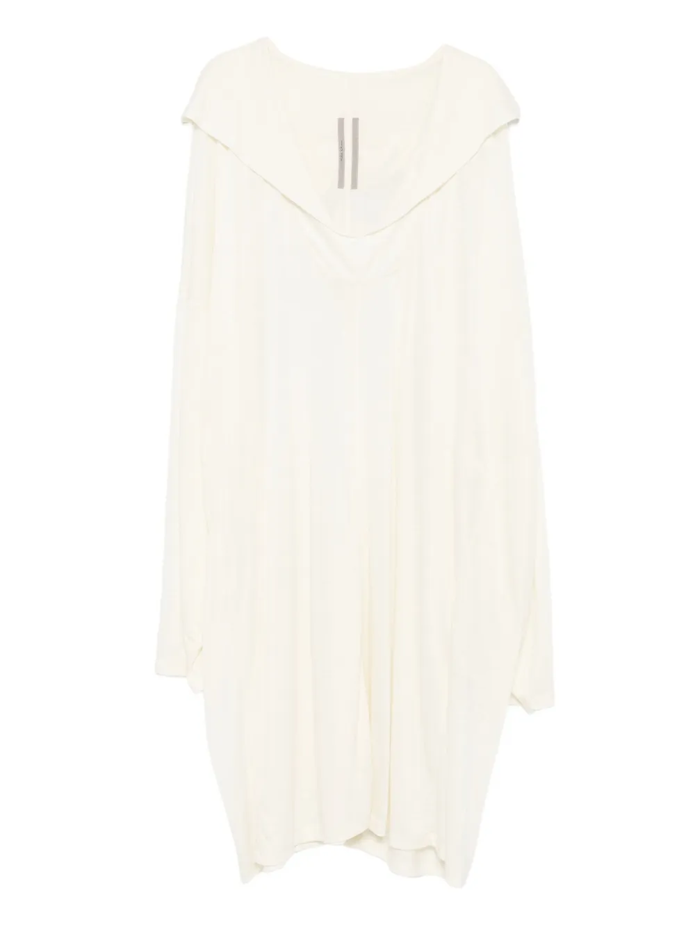 Rick Owens playera largo con diseño drapeado | blanco | Image 1