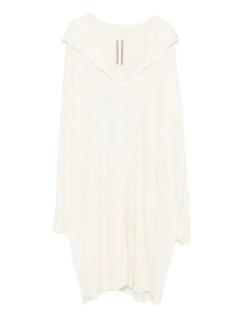 Rick Owens playera largo con diseño drapeado
