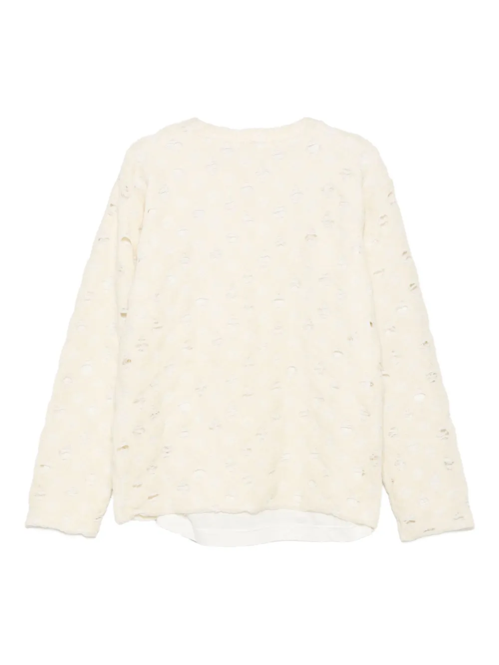 Yohji Yamamoto wool blend distressed sweater | Knitted Sweaters | Image 2