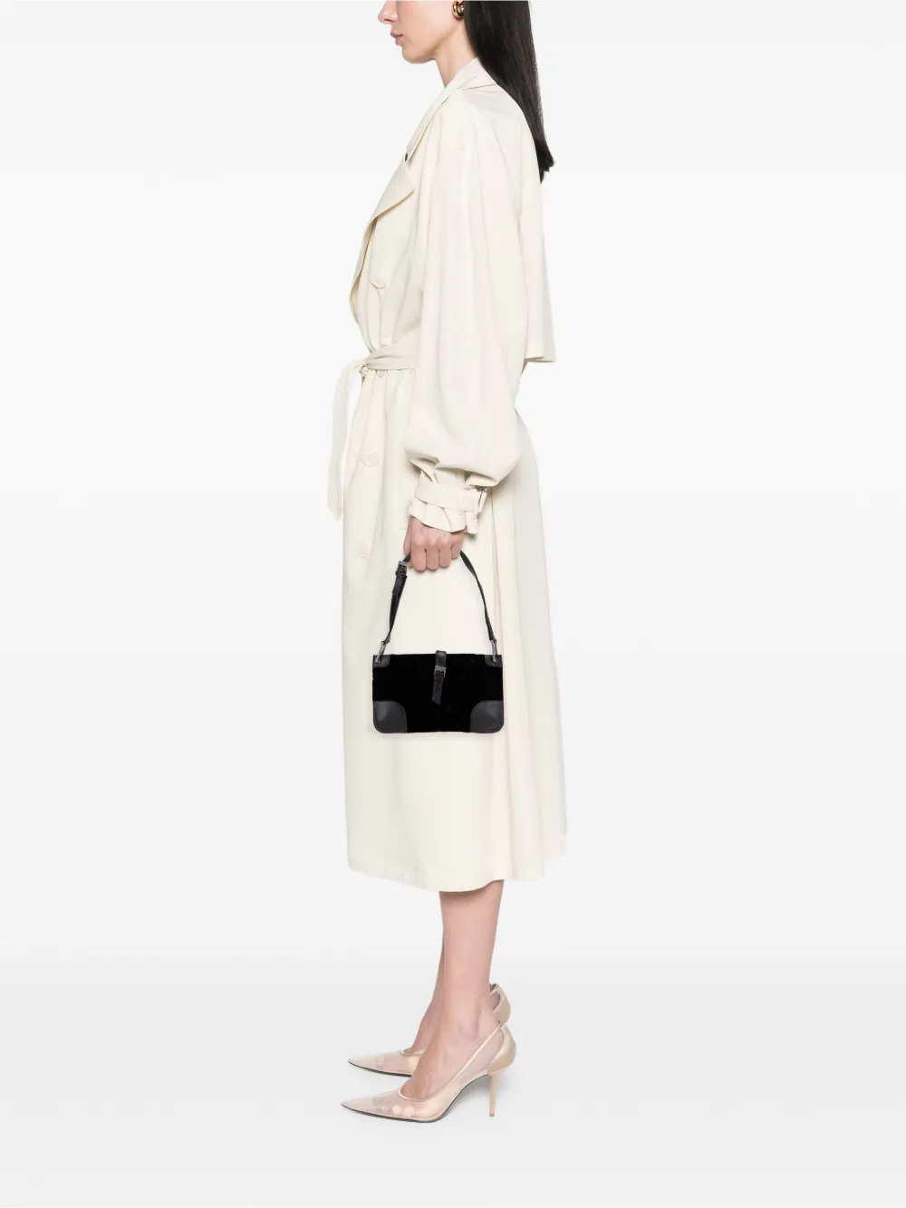 Saint Laurent Pre-Owned 2000-2012 Velvet shoulder bag | Pre-Owned | Image 2
