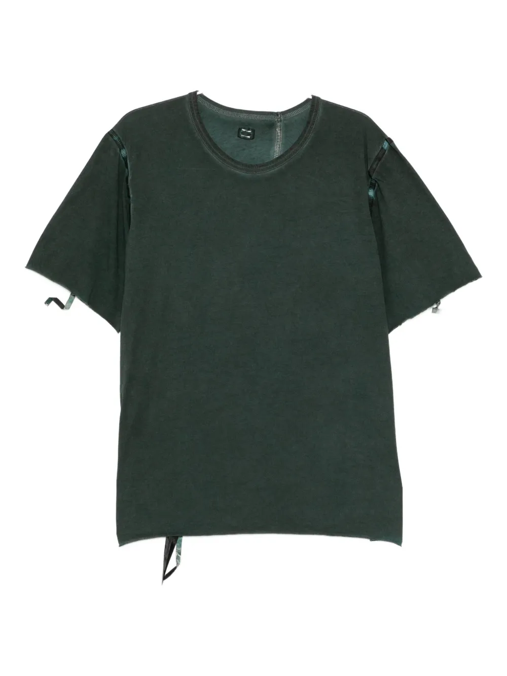69 By Isaac Sellam Cold Dye T-shirt In Green