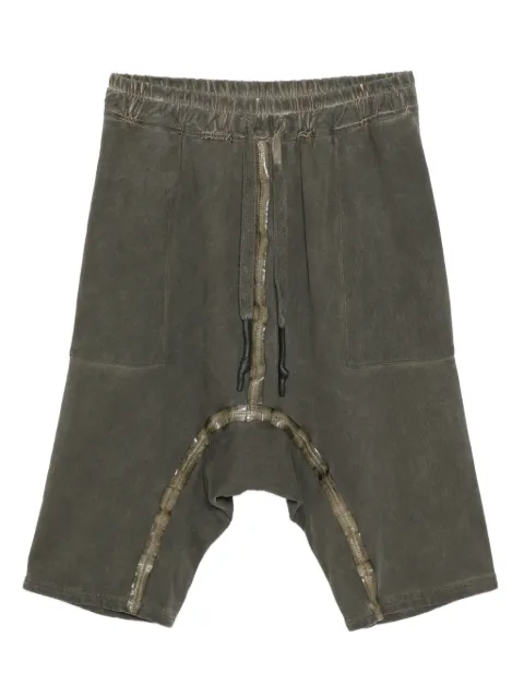 69 BY ISAAC SELLAM elasticated-waistband drop-crotch shorts
