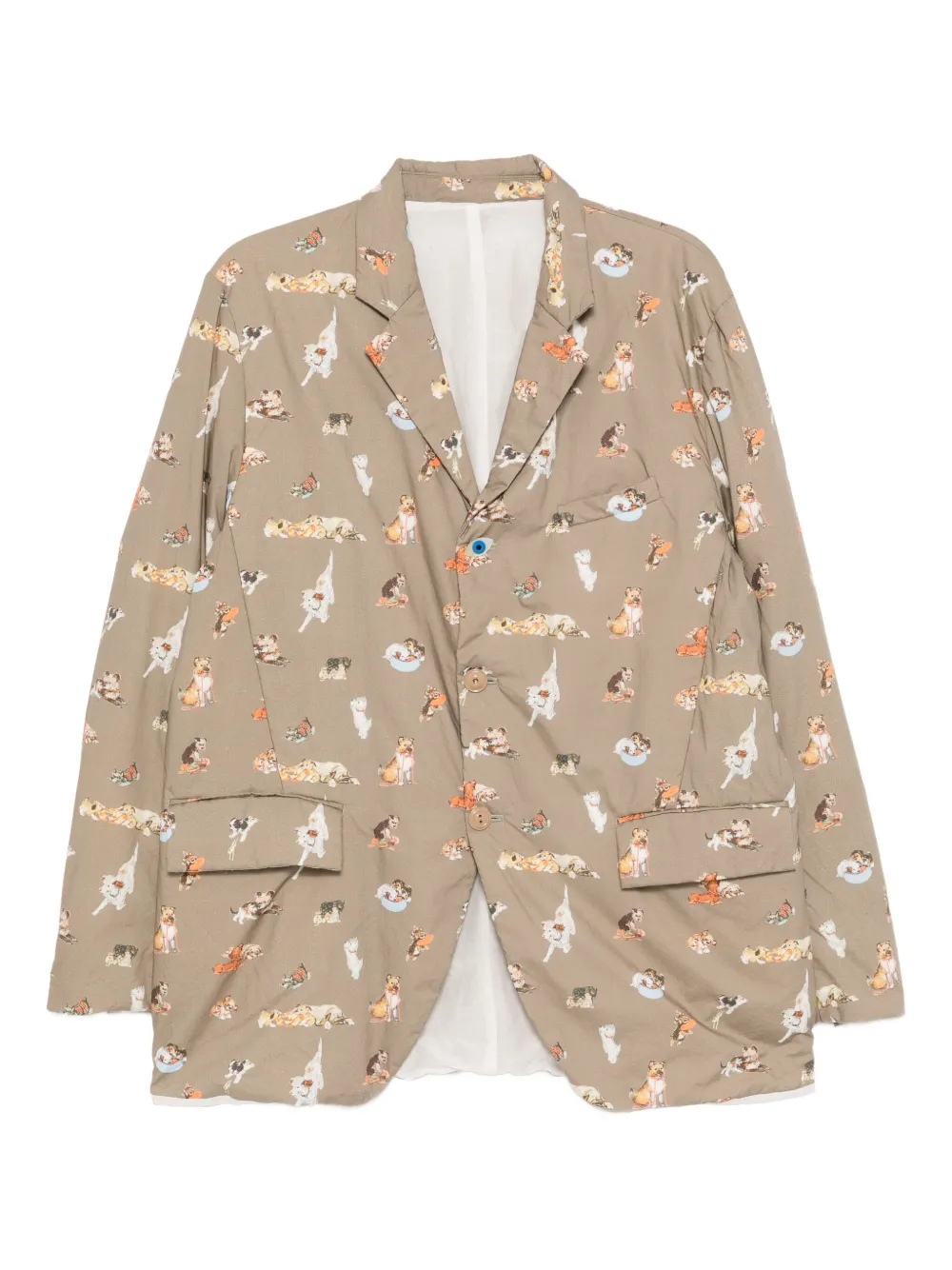 Undercover all-over graphic print blazer | Neutrals | Image 1