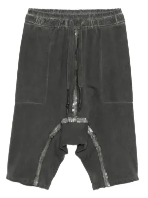 juun.j ジュンジー　オーガンザオーバーレイ ショートパンツ Juun.J オーガンザオーバーレイ ショートパンツ | グレー | FARFETCH JP