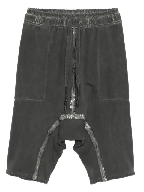 69 BY ISAAC SELLAM elasticated-waistband drop-crotch shorts