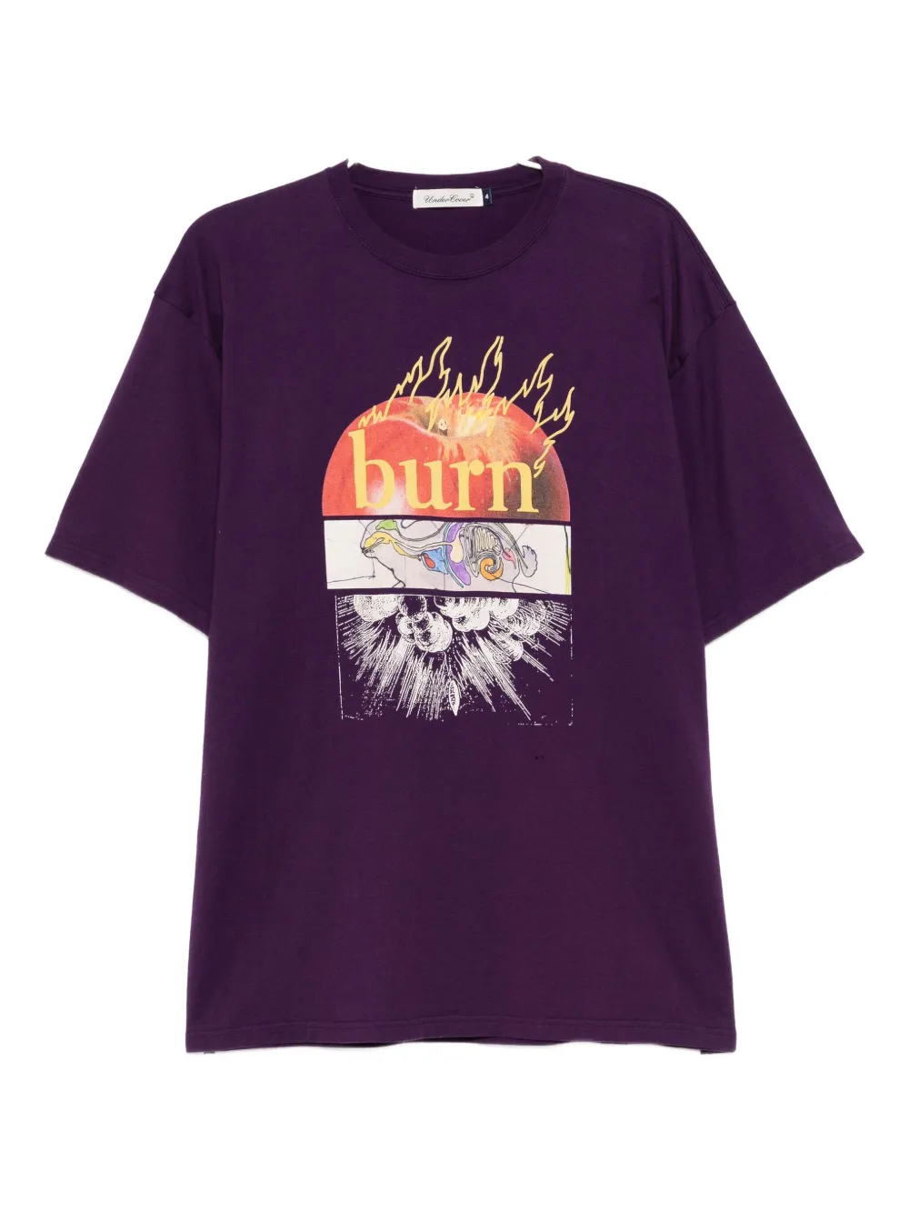 Undercover graphic-print T-shirt | Purple | Image 1