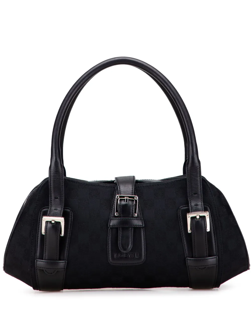 Loewe Pre-Owned 2005 Anagram Canvas Senda handbag | Black | Image 1