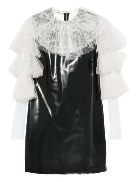 Philosophy Di Lorenzo Serafini lace-trimmed ruffled mini party dress