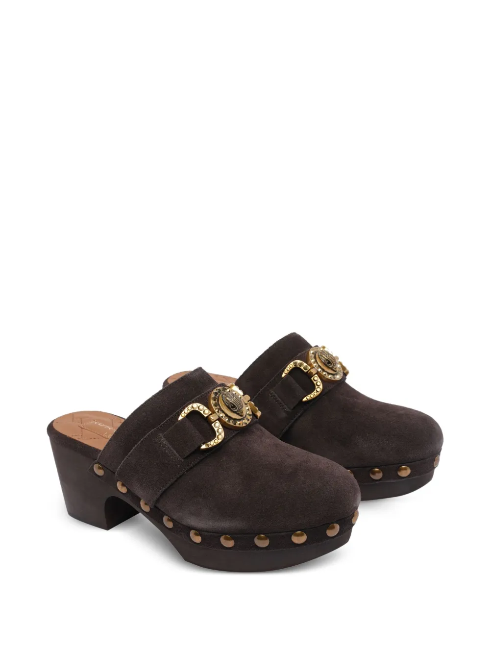 Kurt Geiger London 70mm Mansion buckle-embellished clogs | Heeled Mules | Image 2