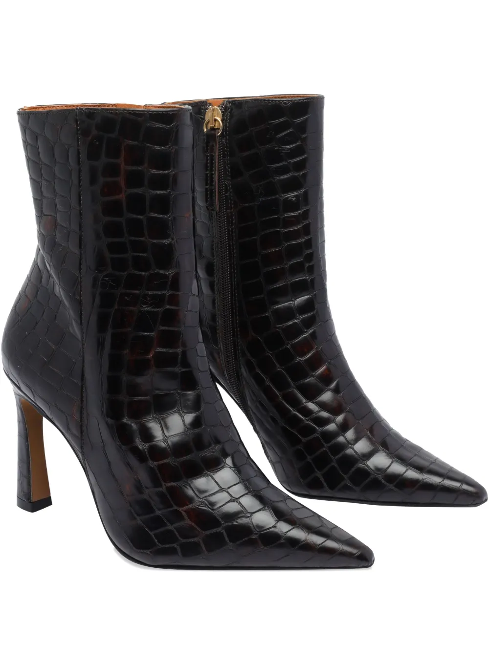 ANGEL ALARCON 95mm pointed-toe boots | Brown | Image 1