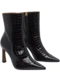 ANGEL ALARCON 95mm pointed-toe boots - Brown