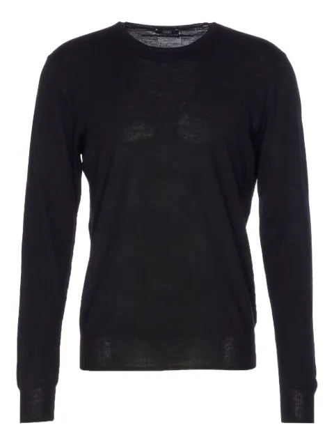 Hosio long-sleeve crew-neck sweater